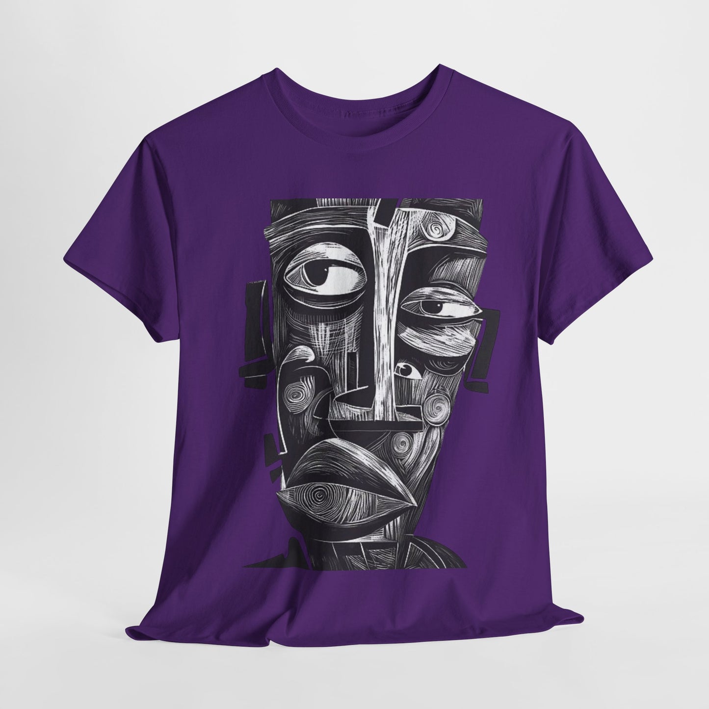 Abstract Tribal Face Graphic. unisex T-Shirt