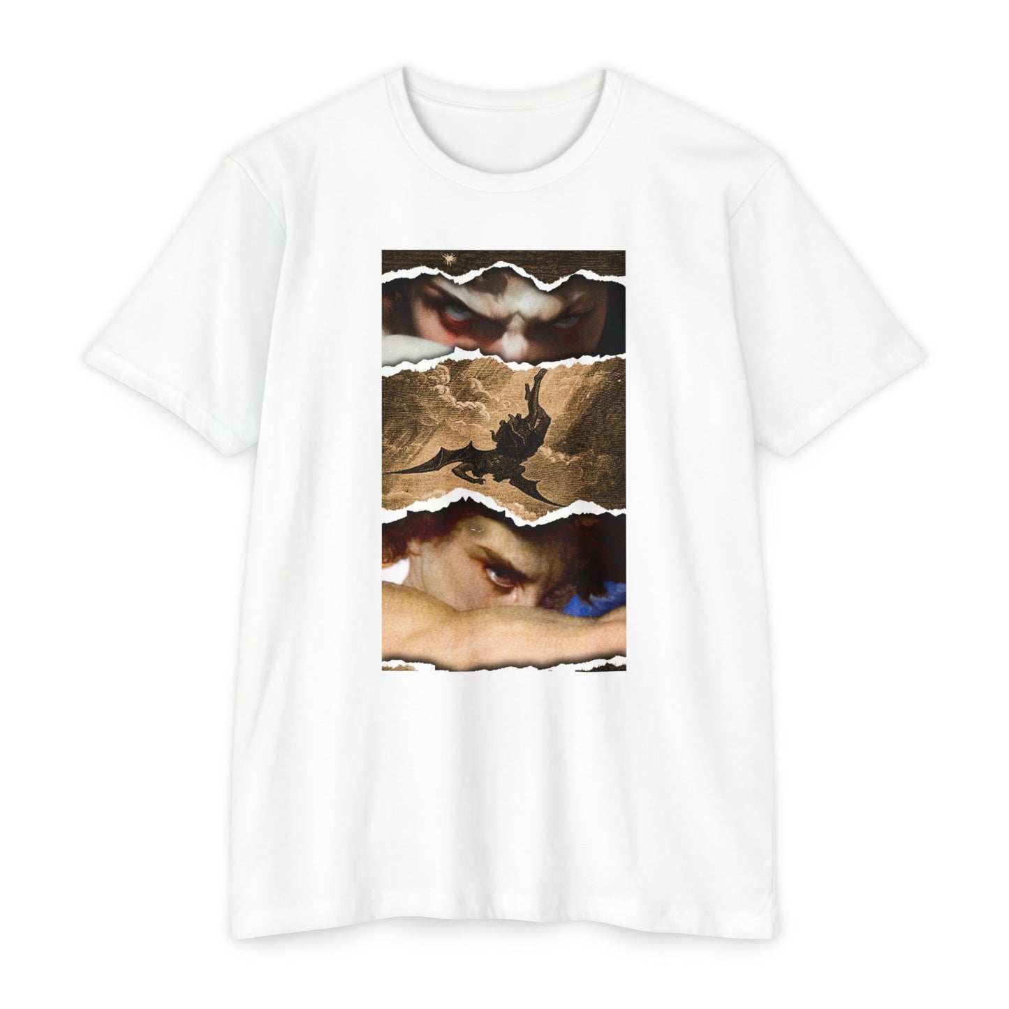 Artistic Unisex T-Shirt Ripped Realities