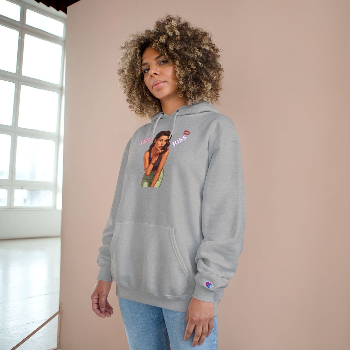 kiss GTA WOMAN Hoodie r's Day Sweatshirt