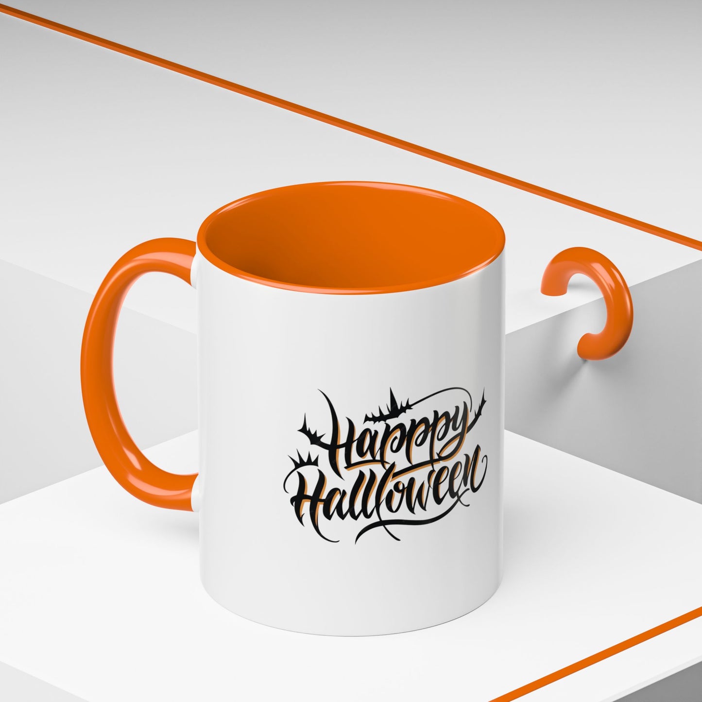 Happy Halloween Accent Coffee Mug