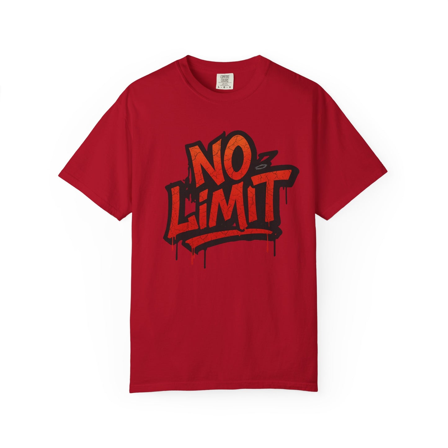 NO LIMIT Graffiti Tee – Unleash the Urban Fire