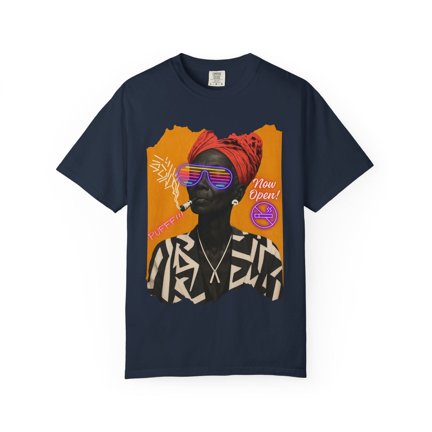 Urban Soul Statement Tee – Bold Afro-Futurist Style”
