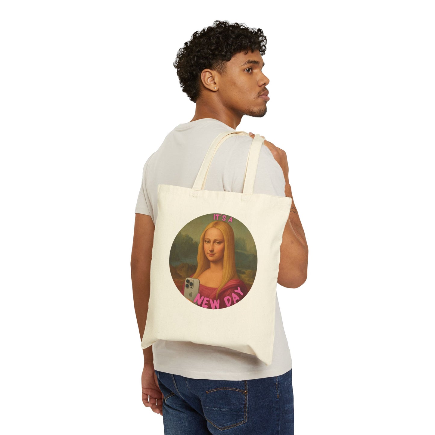 Mona Lisa iPhone Tote Bag