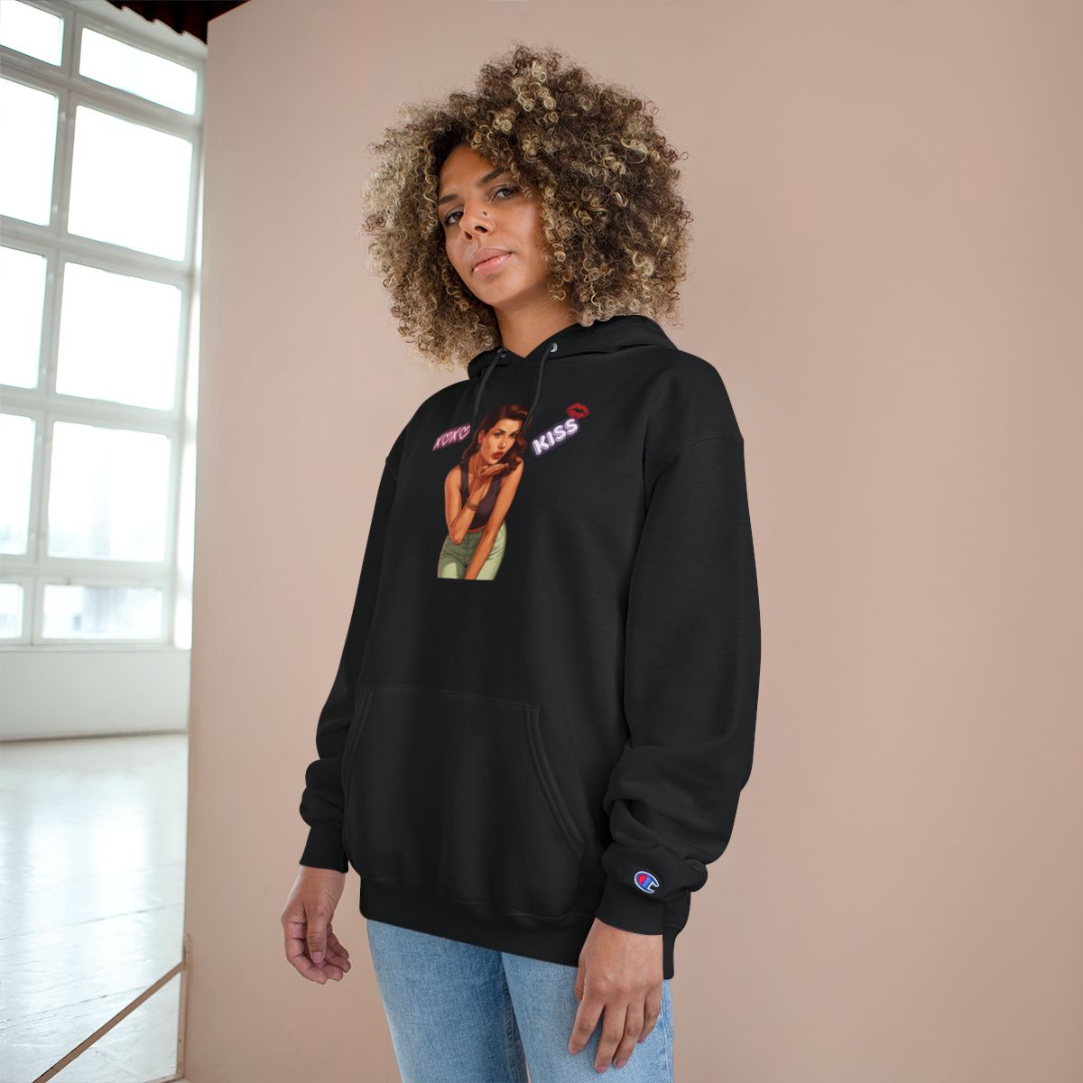 kiss GTA WOMAN Hoodie r's Day Sweatshirt