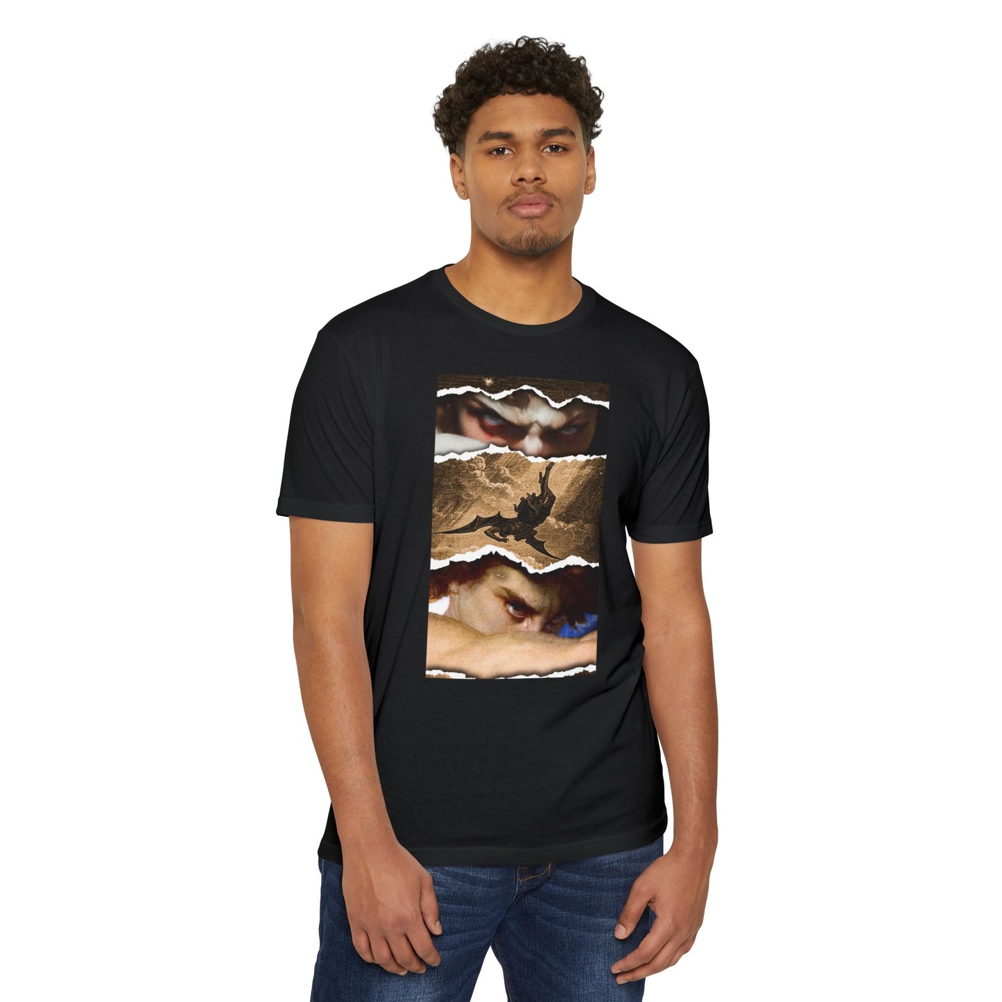 Artistic Unisex T-Shirt Ripped Realities