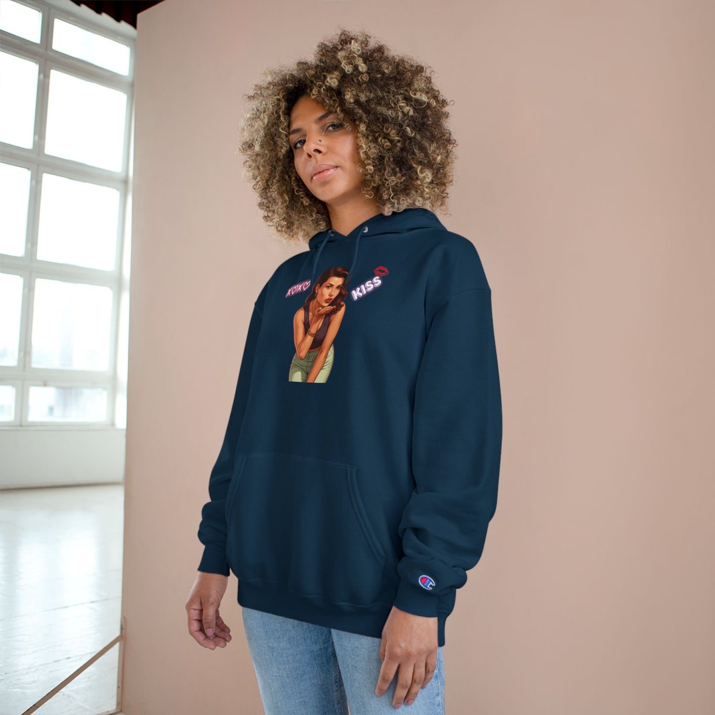 kiss GTA WOMAN Hoodie r's Day Sweatshirt