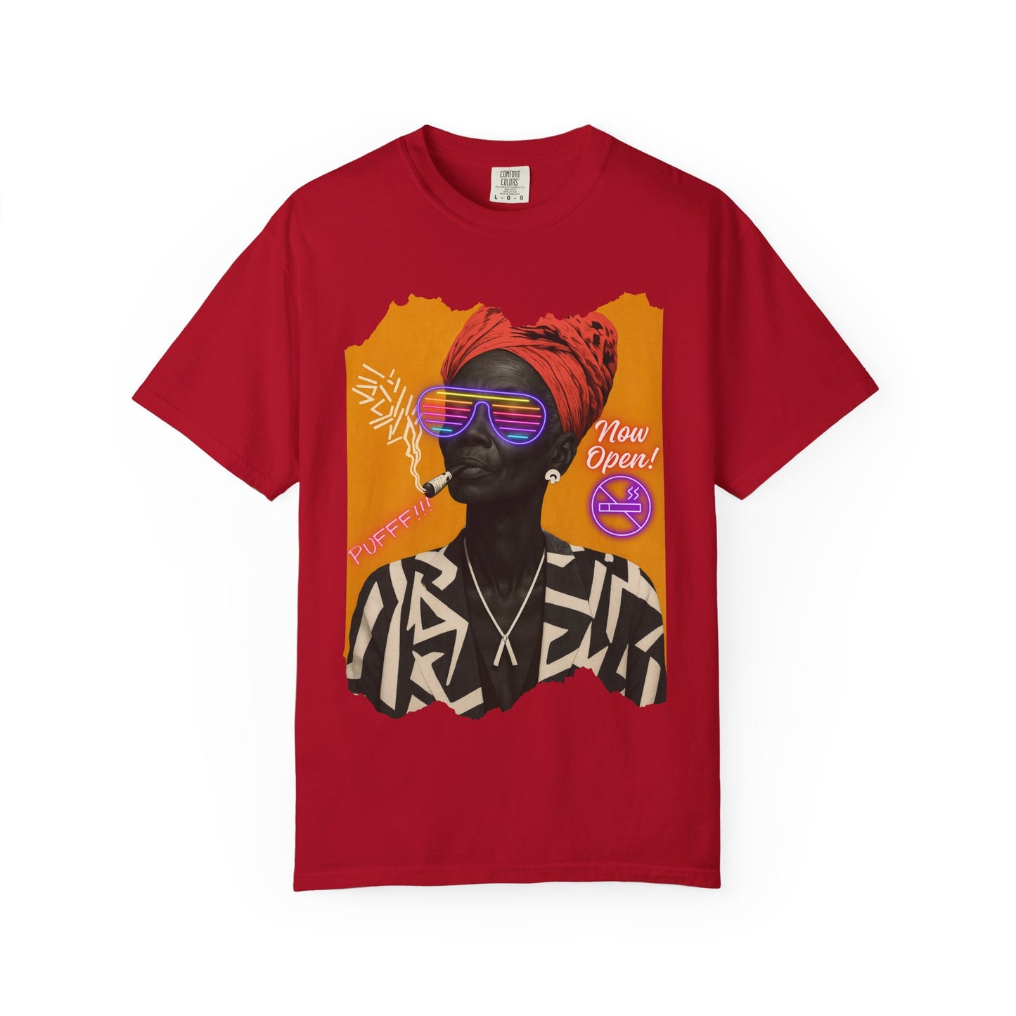 Urban Soul Statement Tee – Bold Afro-Futurist Style”