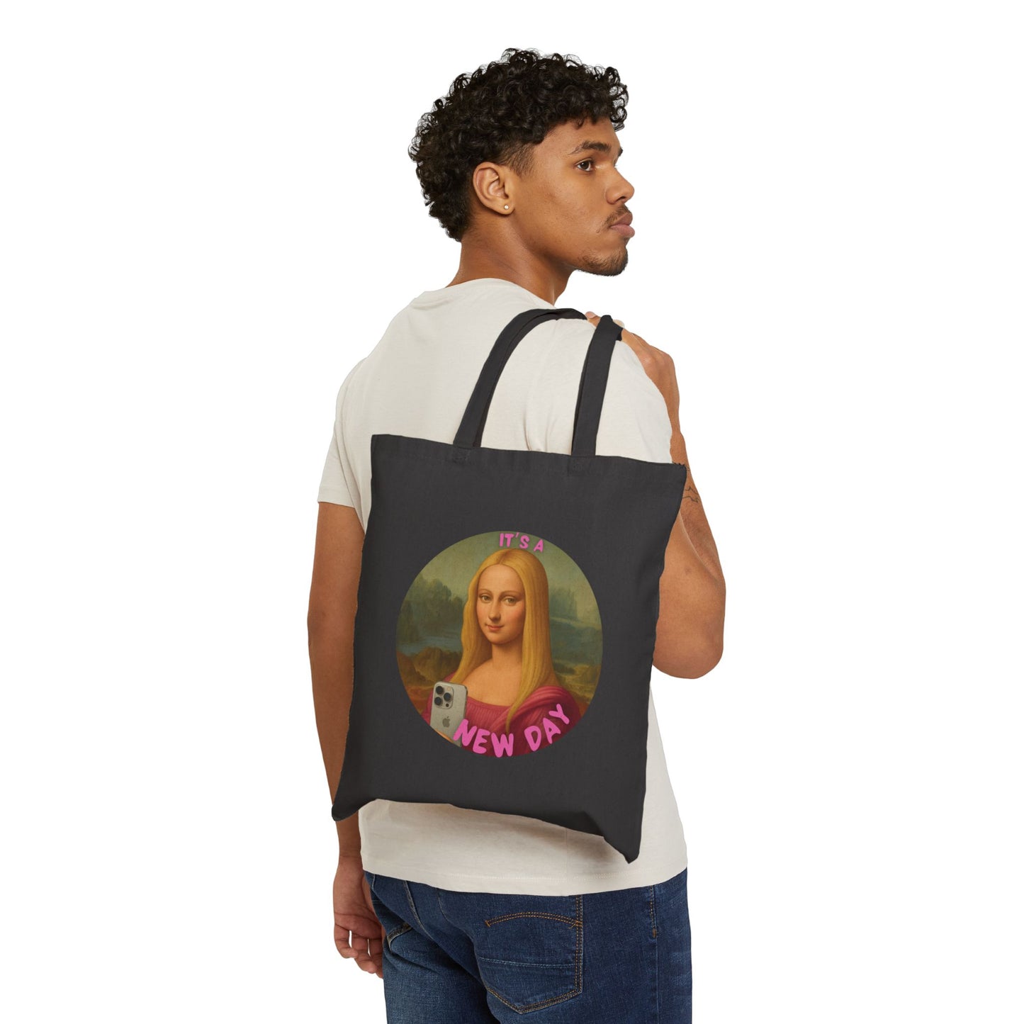 Mona Lisa iPhone Tote Bag