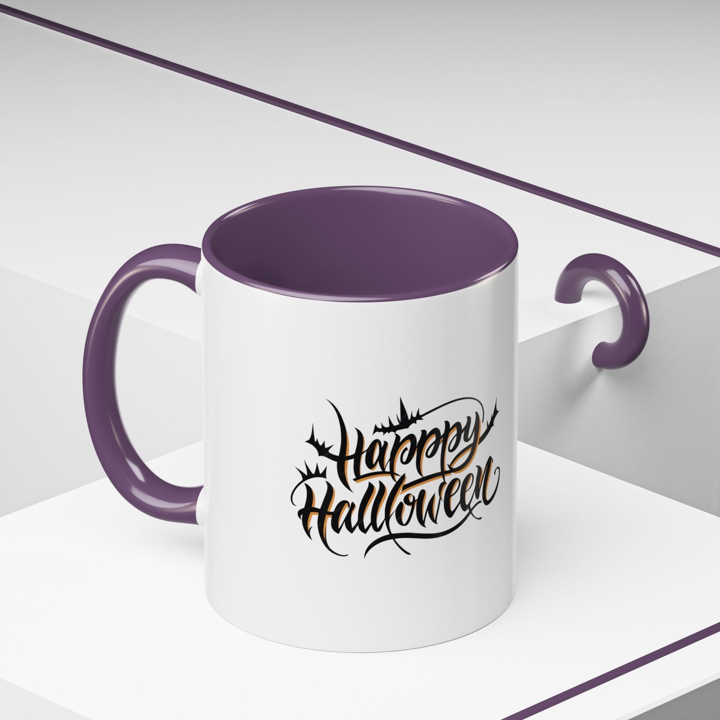 Happy Halloween Accent Coffee Mug