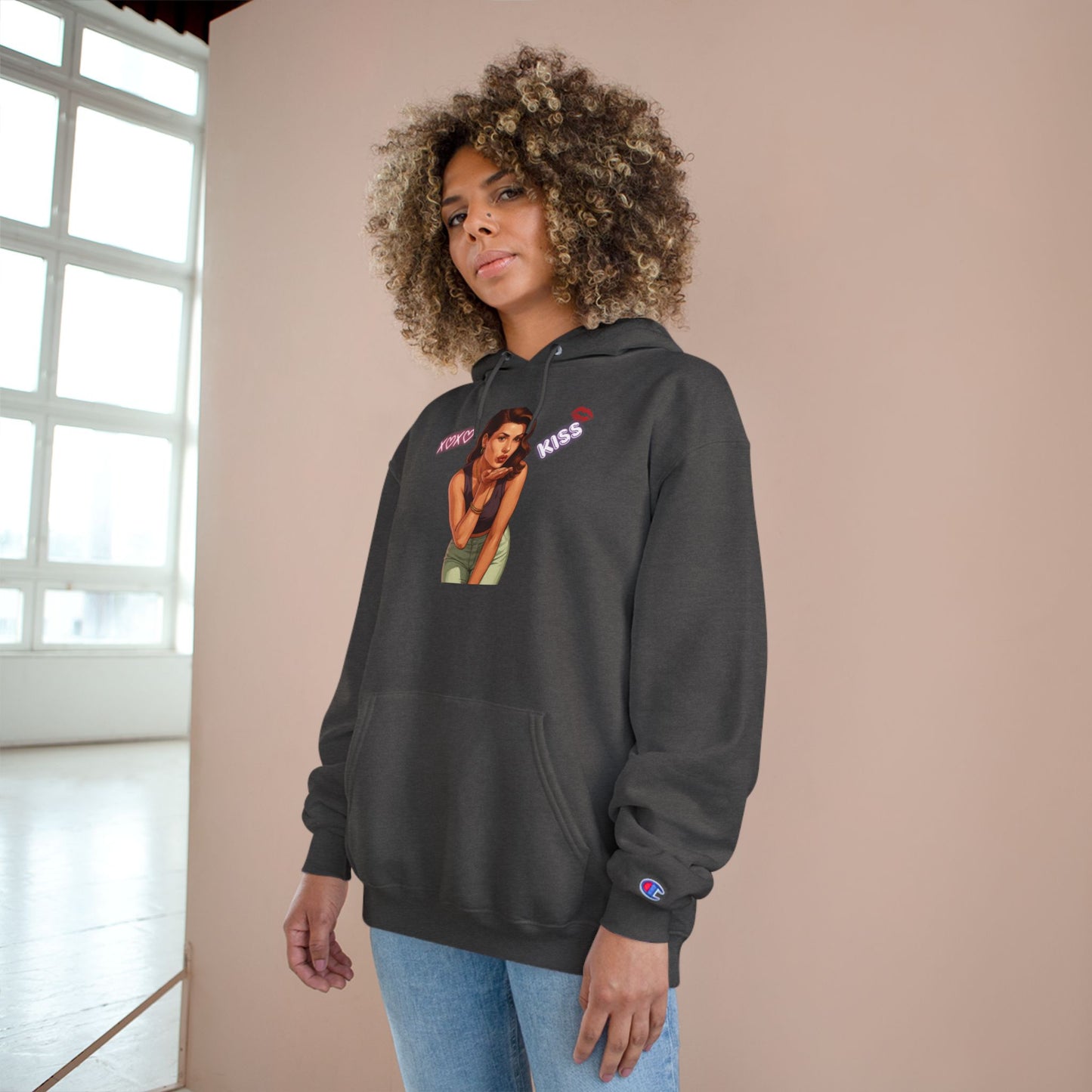 kiss GTA WOMAN Hoodie r's Day Sweatshirt