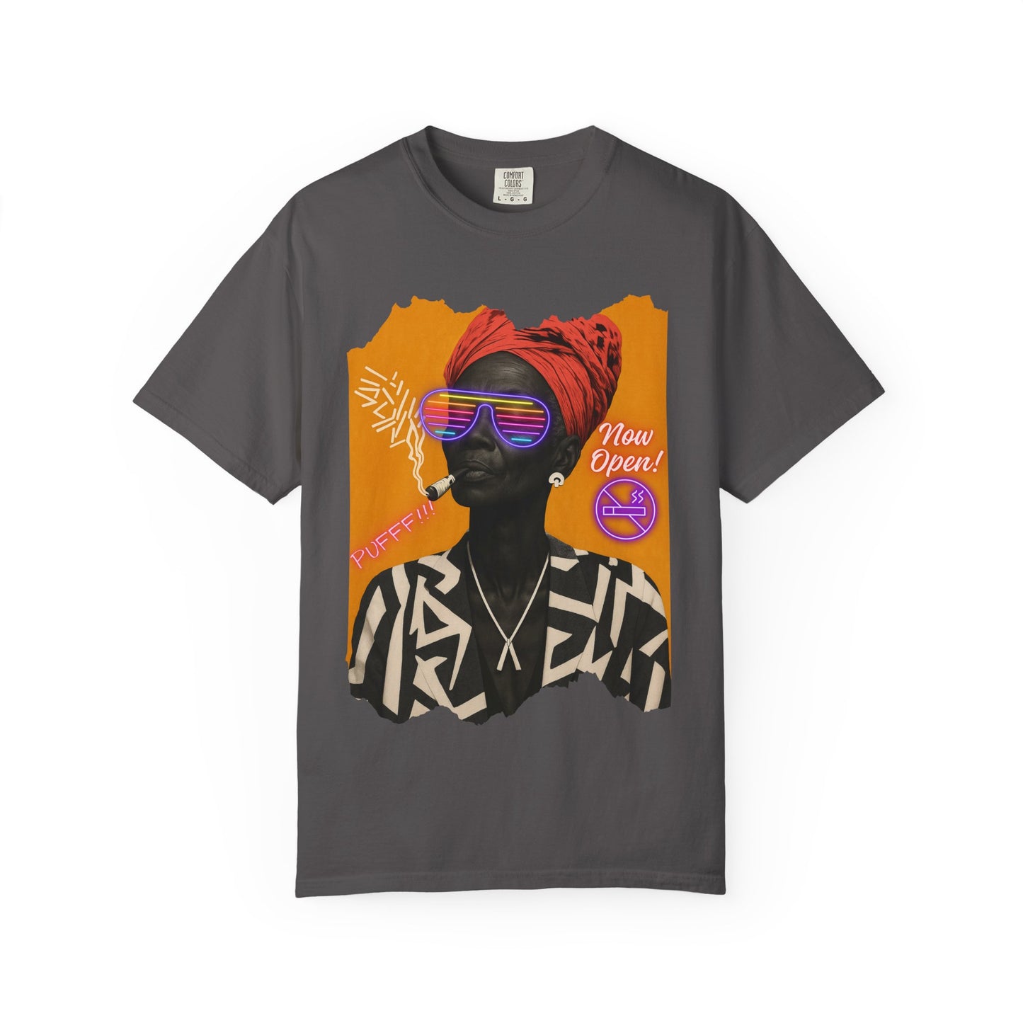 Urban Soul Statement Tee – Bold Afro-Futurist Style”