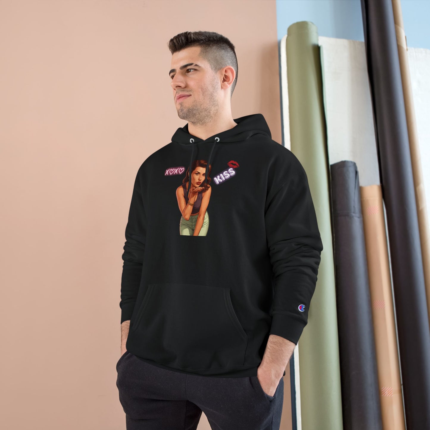kiss GTA WOMAN Hoodie r's Day Sweatshirt