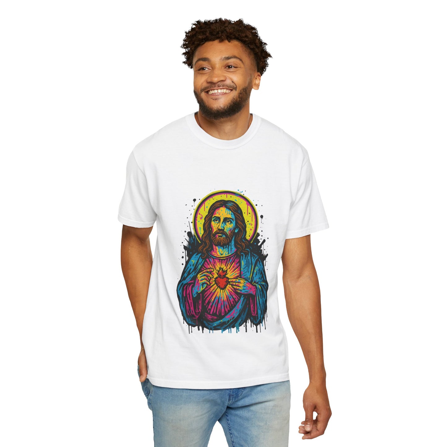 Colorful Jesus, Spiritual Shirt,