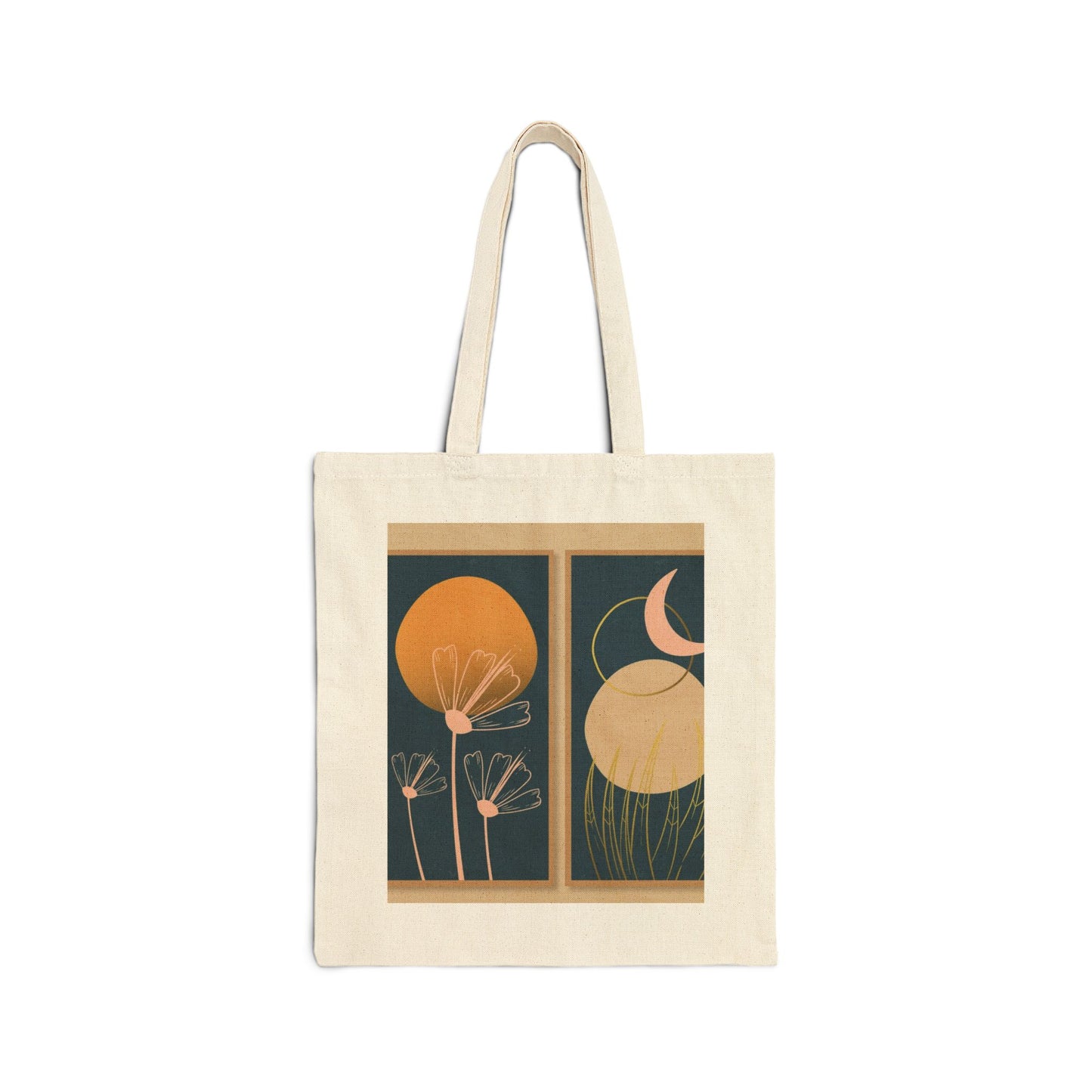 Boho Floral Tote Bag