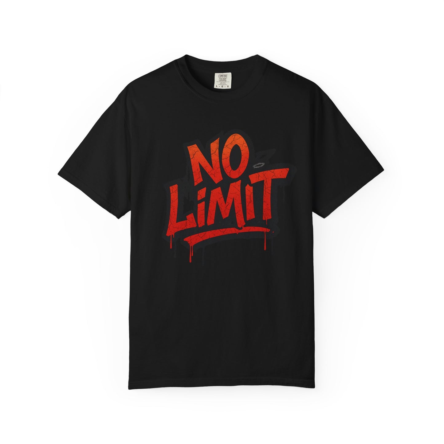 NO LIMIT Graffiti Tee – Unleash the Urban Fire