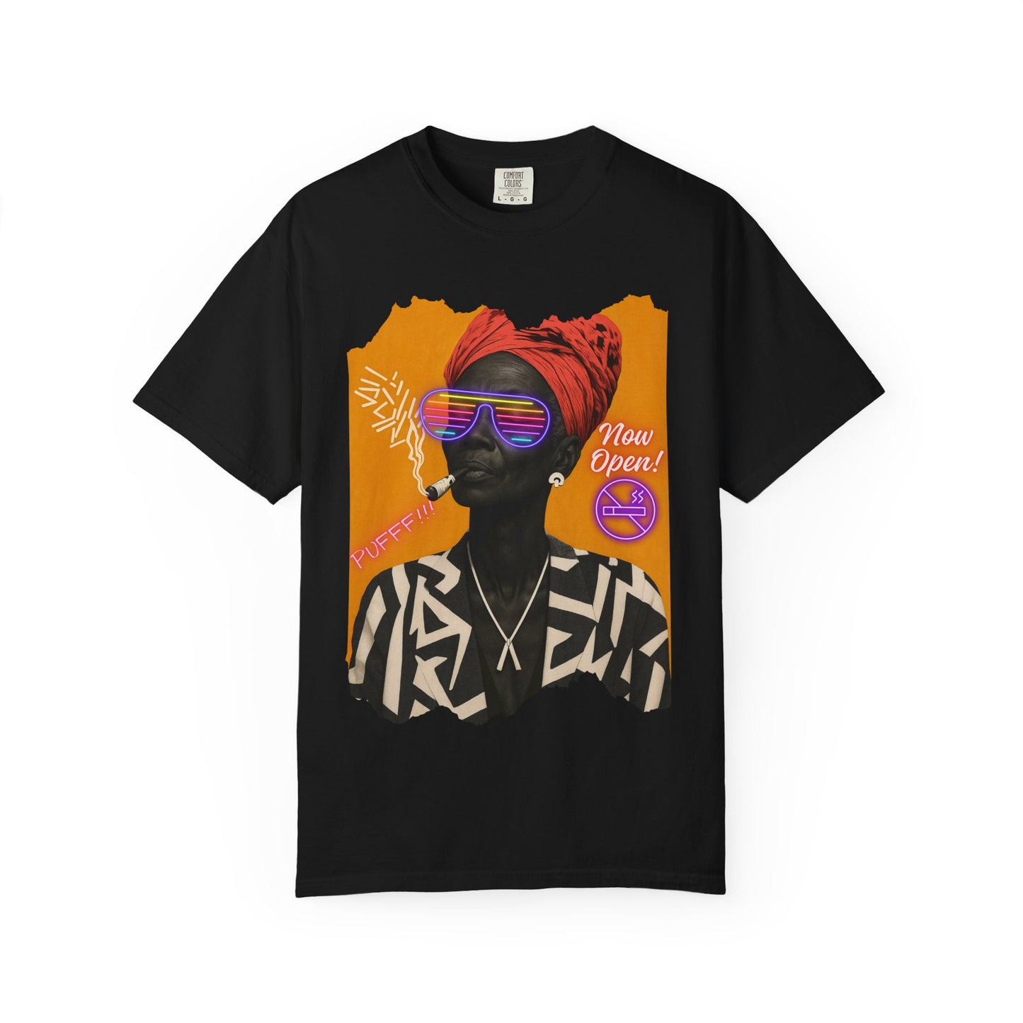 Urban Soul Statement Tee – Bold Afro-Futurist Style”