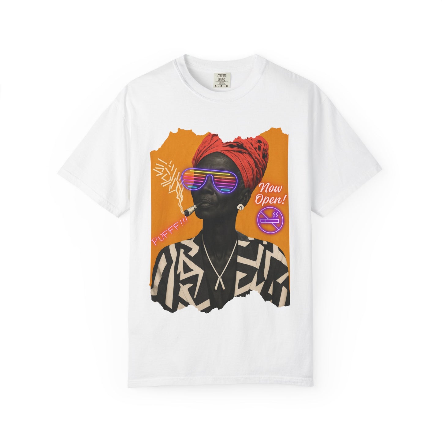 Urban Soul Statement Tee – Bold Afro-Futurist Style”