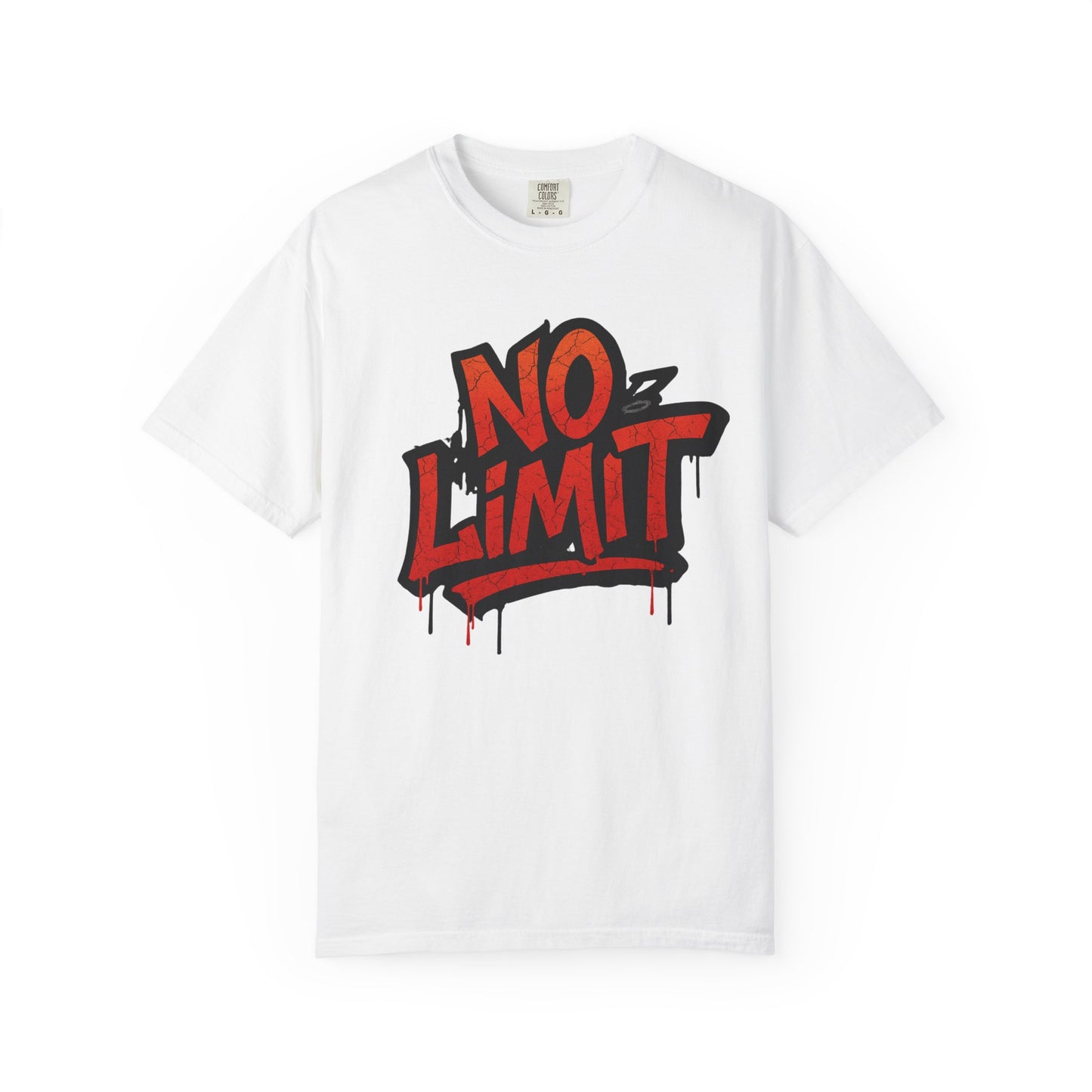 NO LIMIT Graffiti Tee – Unleash the Urban Fire