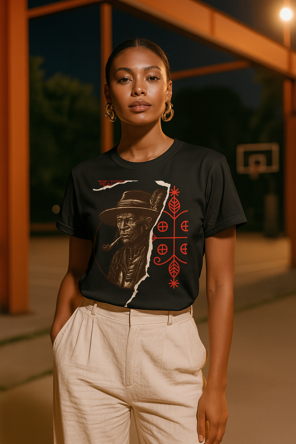 Heritage Legacy Tee – Tribal Wisdom in Style