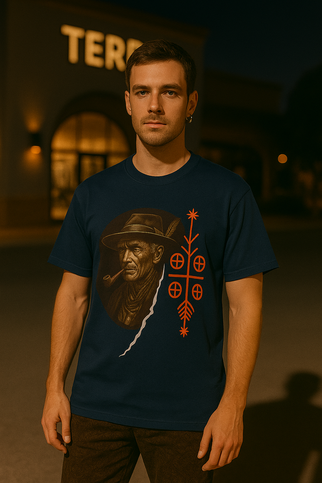 Heritage Legacy Tee – Tribal Wisdom in Style