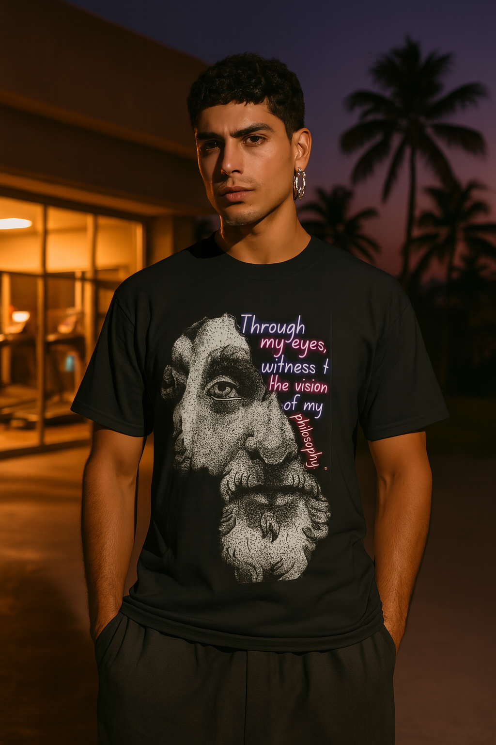 Through My Eyes” Oversized T-Shirt