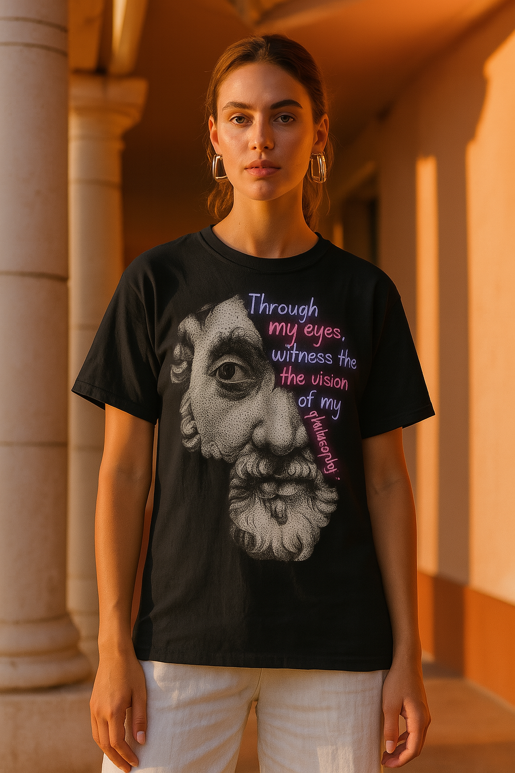 Through My Eyes” Oversized T-Shirt