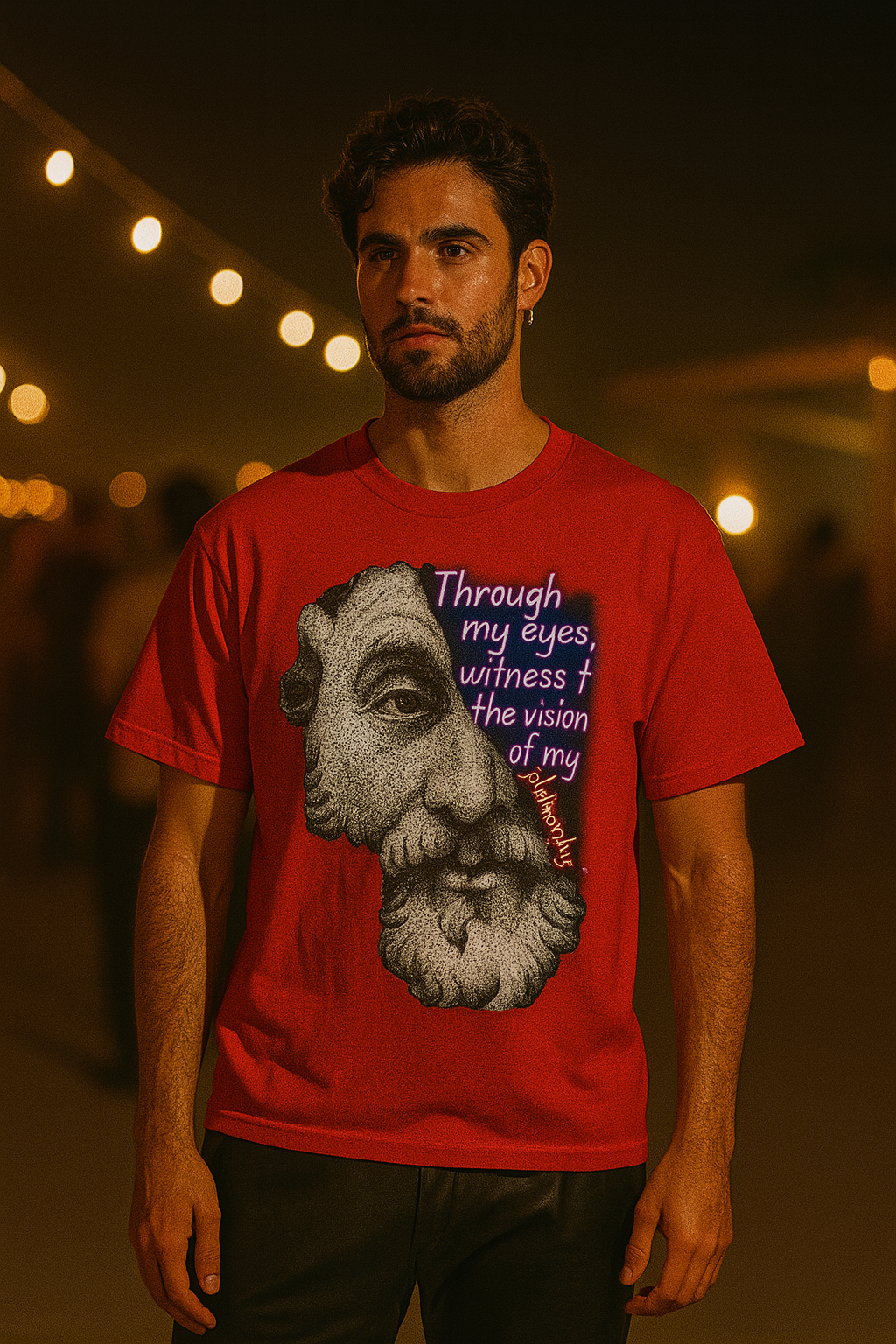 Through My Eyes” Oversized T-Shirt