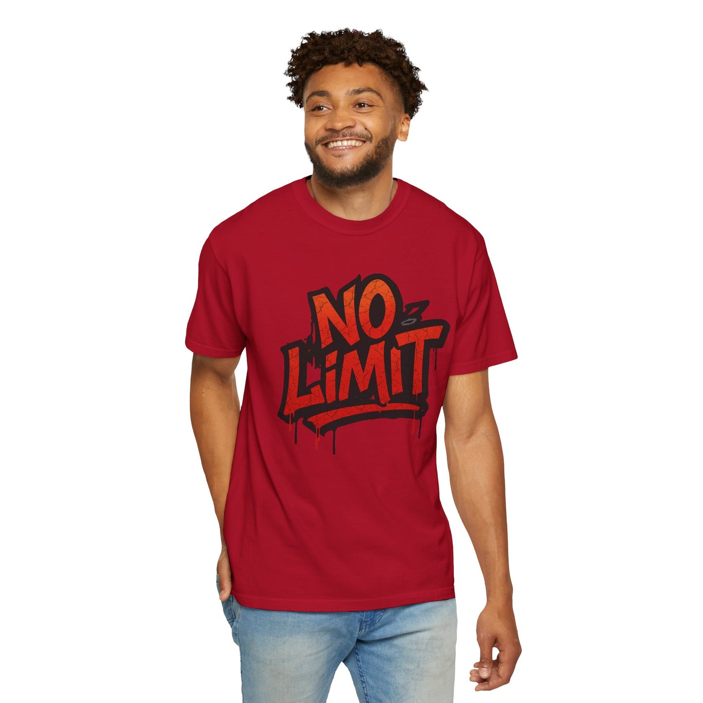 NO LIMIT Graffiti Tee – Unleash the Urban Fire