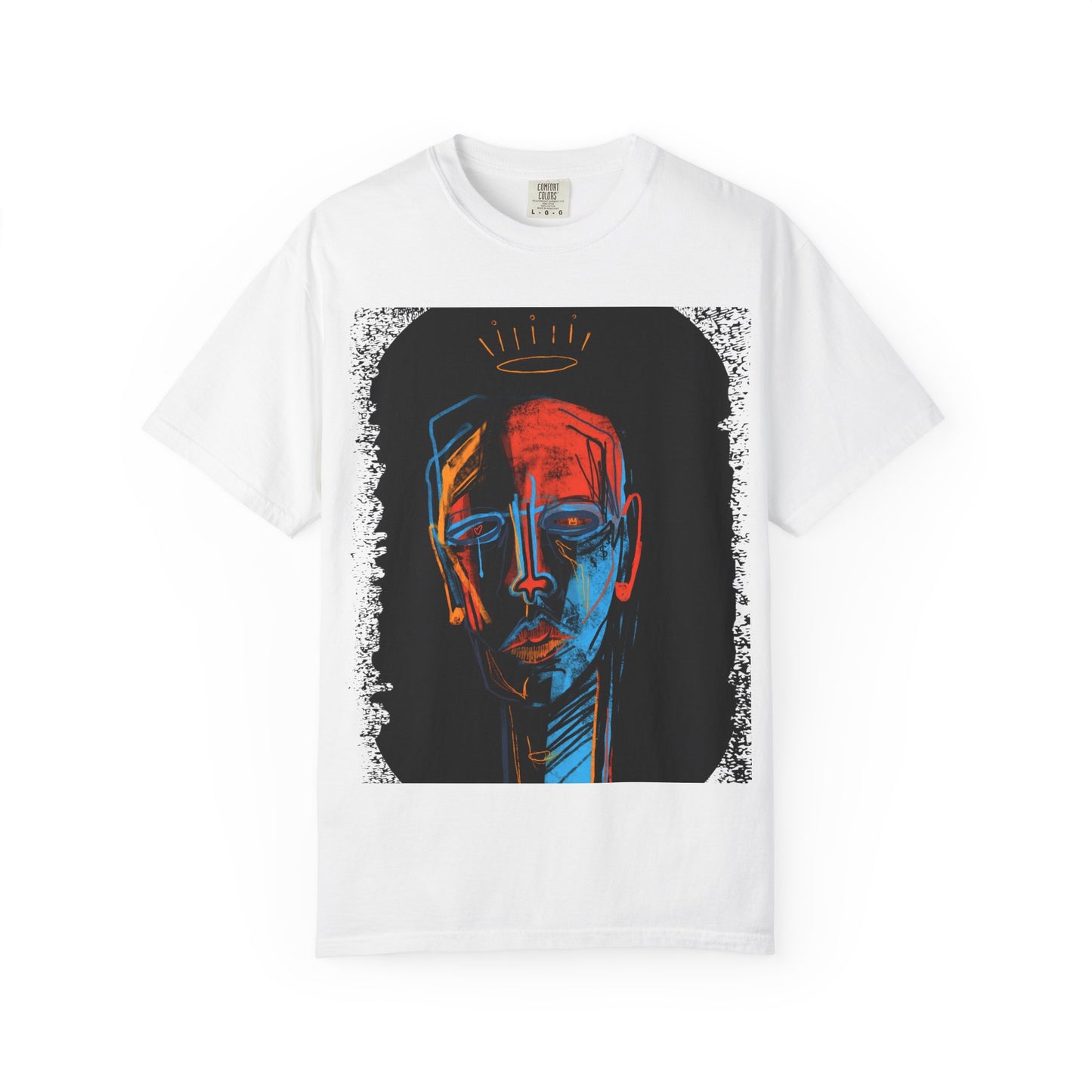 T-Shirt with Abstract Design