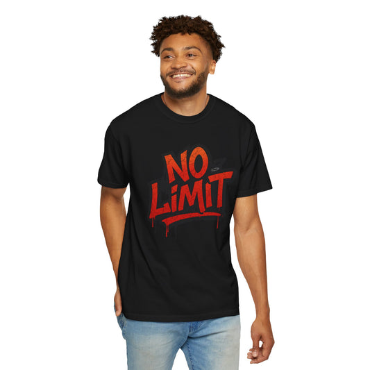 NO LIMIT Graffiti Tee – Unleash the Urban Fire