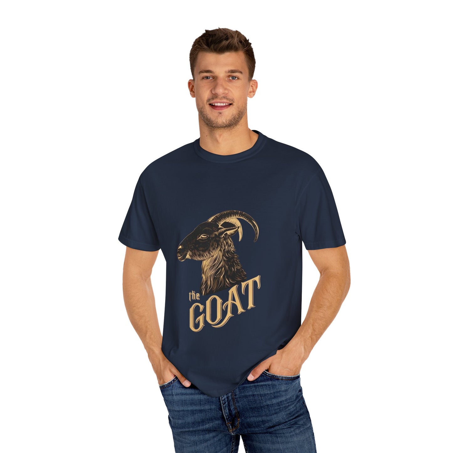 THE GOAT – Bold Red Graphic Tee