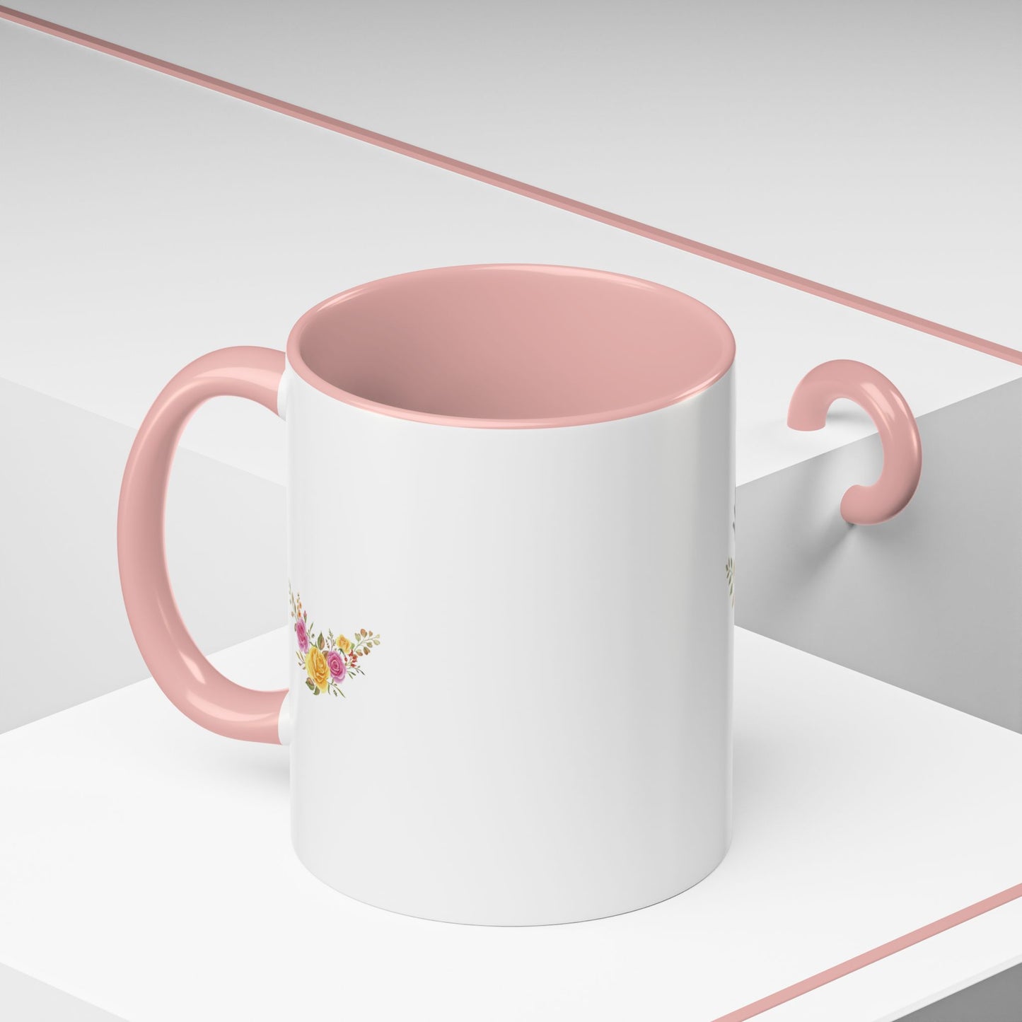 Floral Happy Birthday Coffee Mug