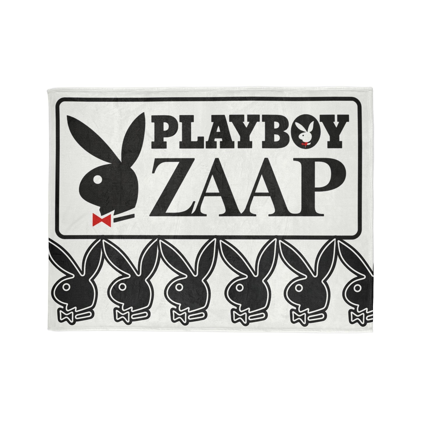 Playboy-Inspired Soft Polyester Blanket