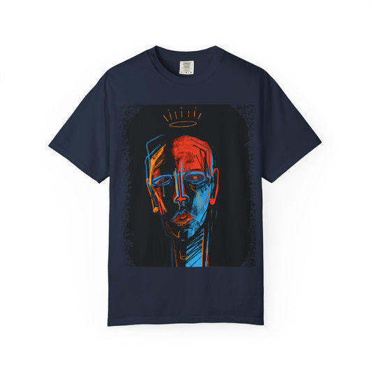 T-Shirt with Abstract Design
