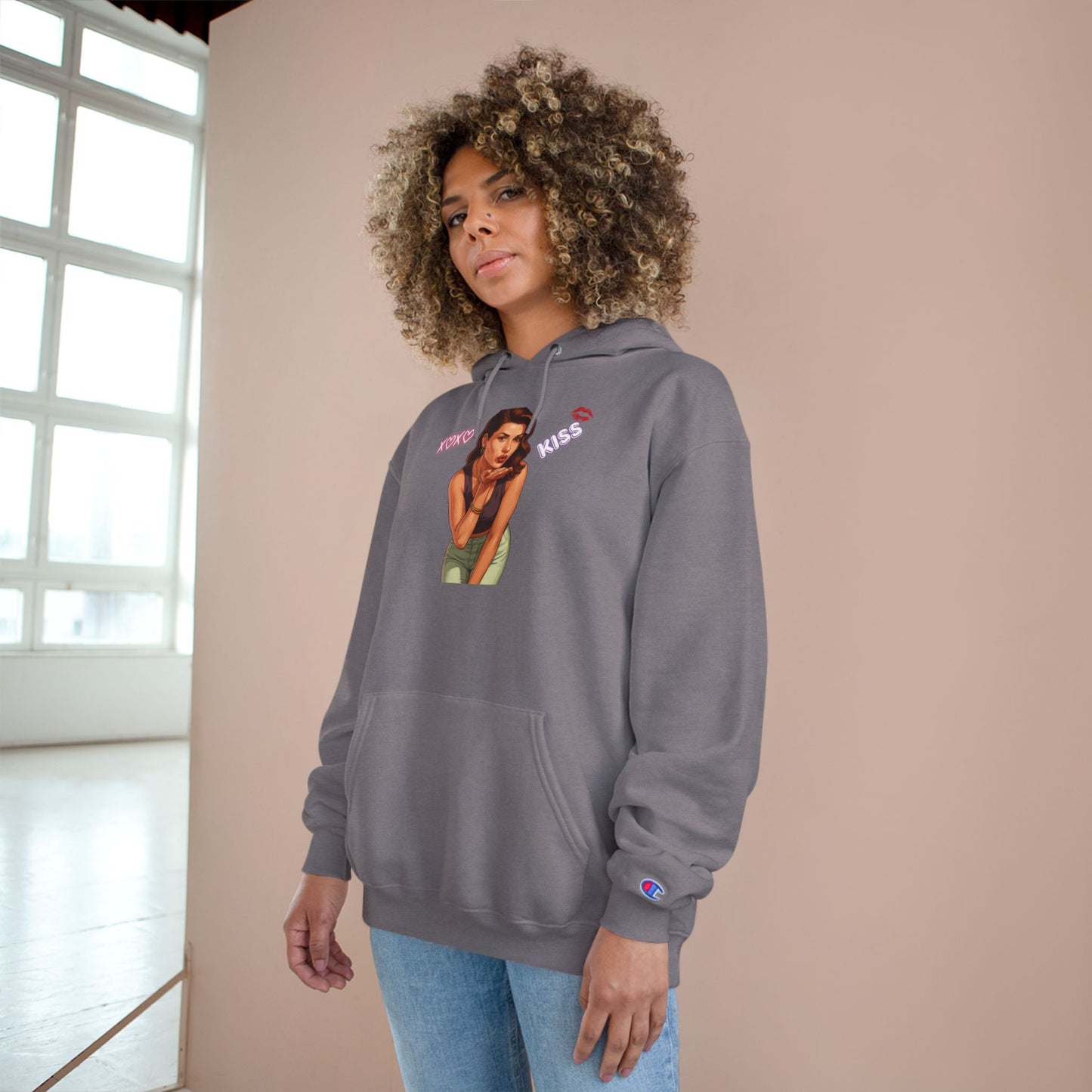 kiss GTA WOMAN Hoodie r's Day Sweatshirt