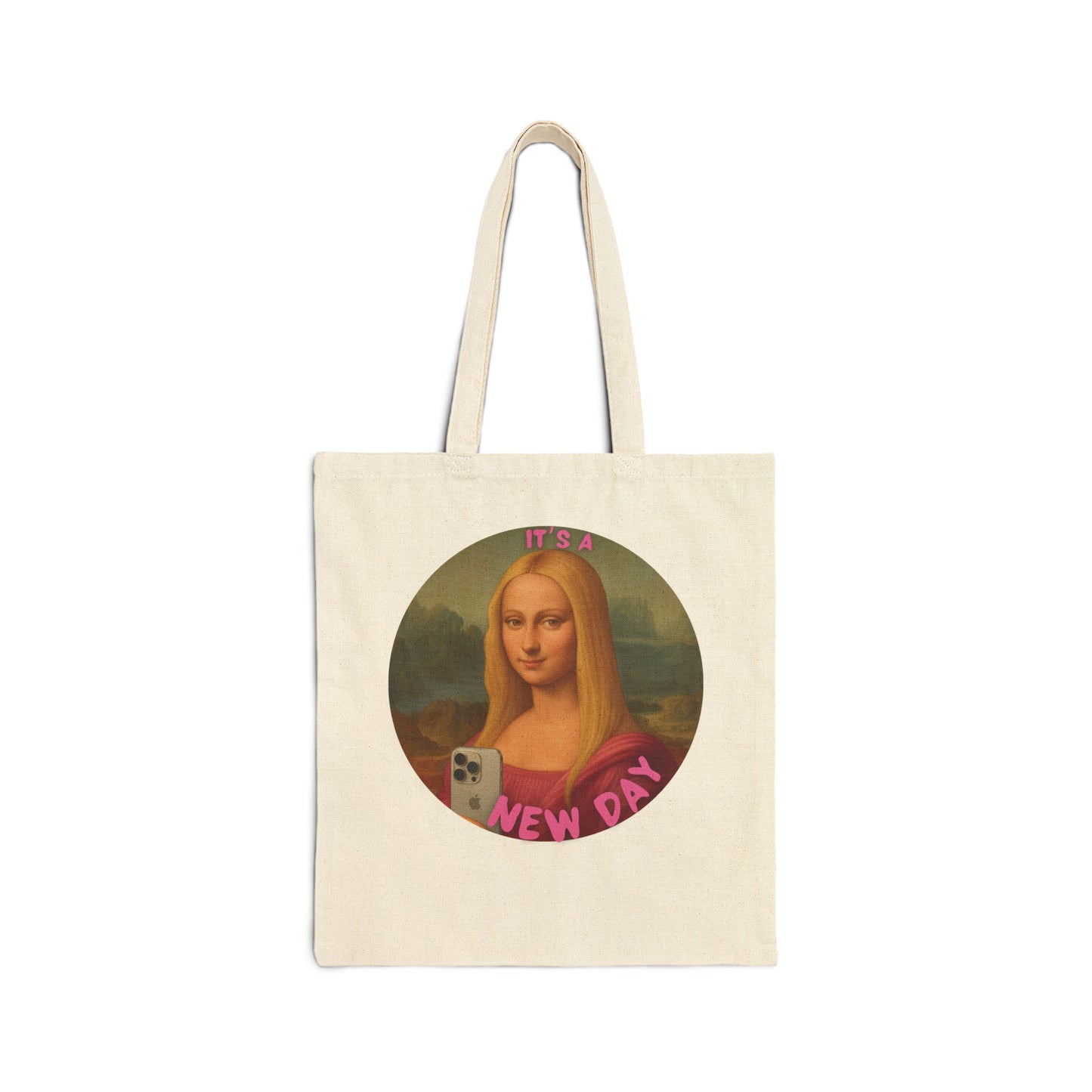 Mona Lisa iPhone Tote Bag