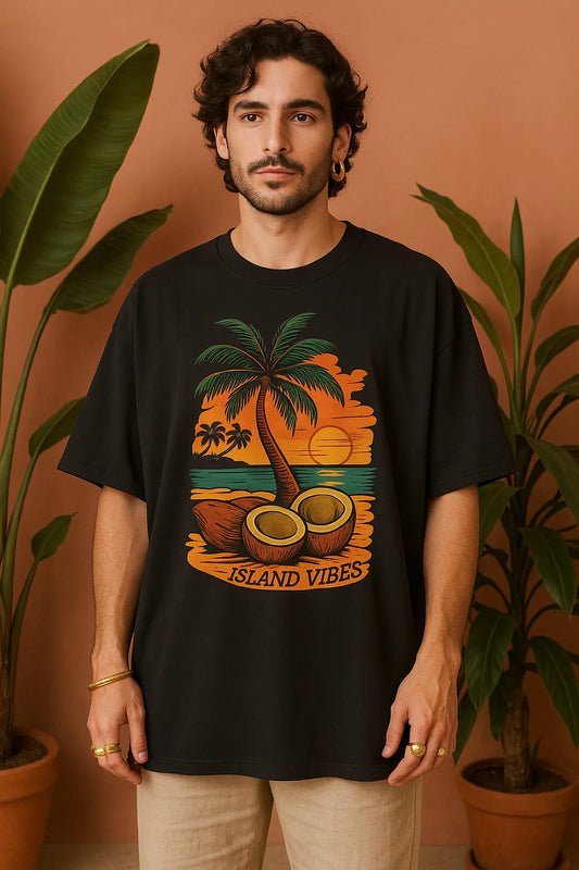 Men's Heavy Oversized Outfit Beach Vibes